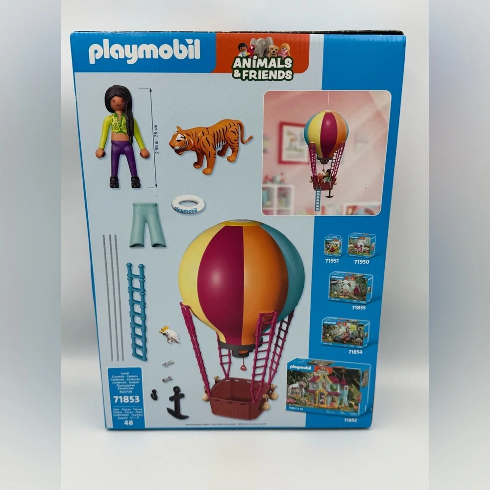 Playmobil 71853 Animals & Friends Hot Air Balloon NEW Sealed EU Import Rare Gift